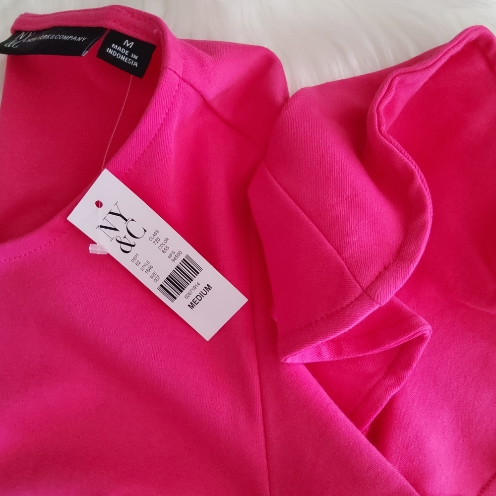 💜💛💖 NEW YORK COMPANY Poppin Beautiful Summer Dress! Brand New! - Picture 4 of 4